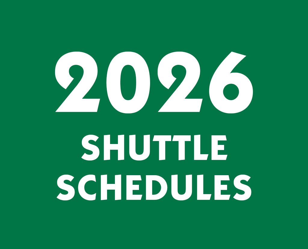 New Shuttle Schedule – Effective April 1, 2026