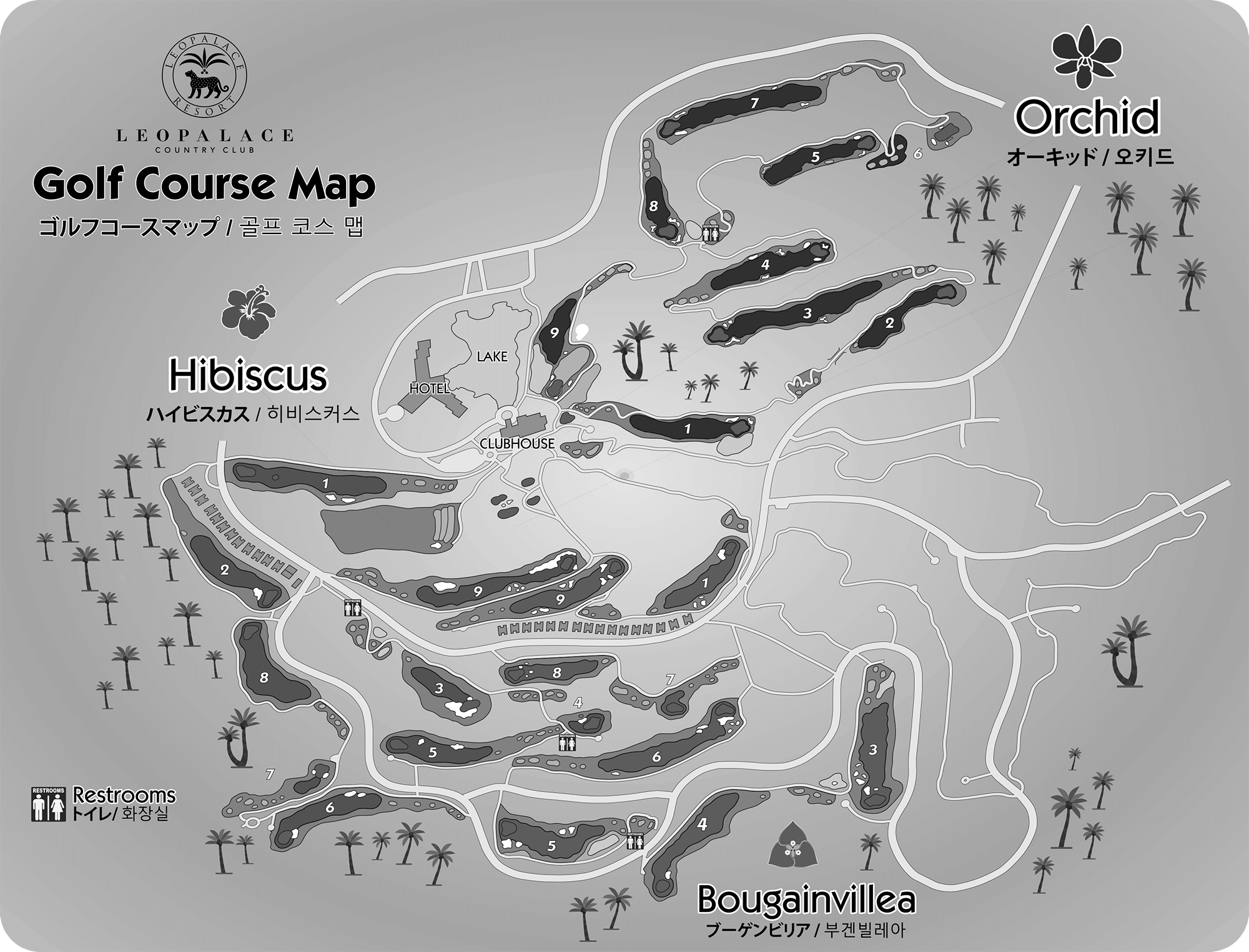 GOLF COURSE map