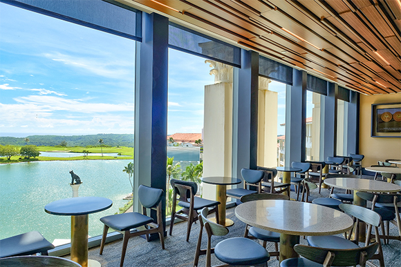 Medallion Lounge with panoramic views